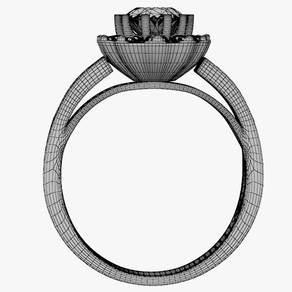 3ds max ring gems - Engagement Ring... by ngluvakov